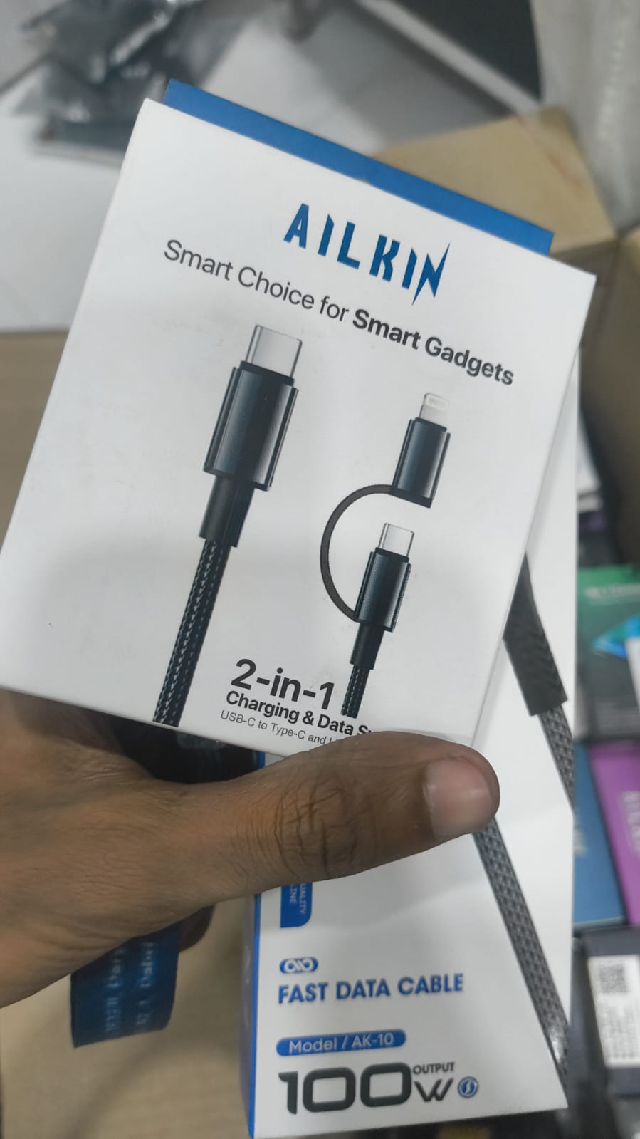 2-in-1 C Type Cable