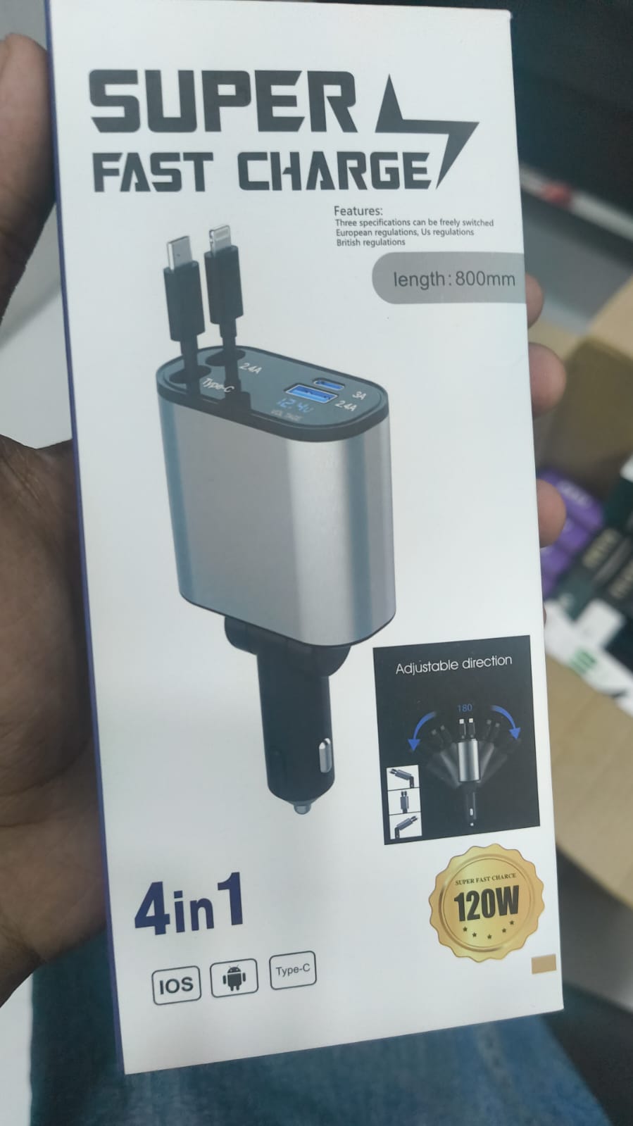 Car Charger 4-in-1