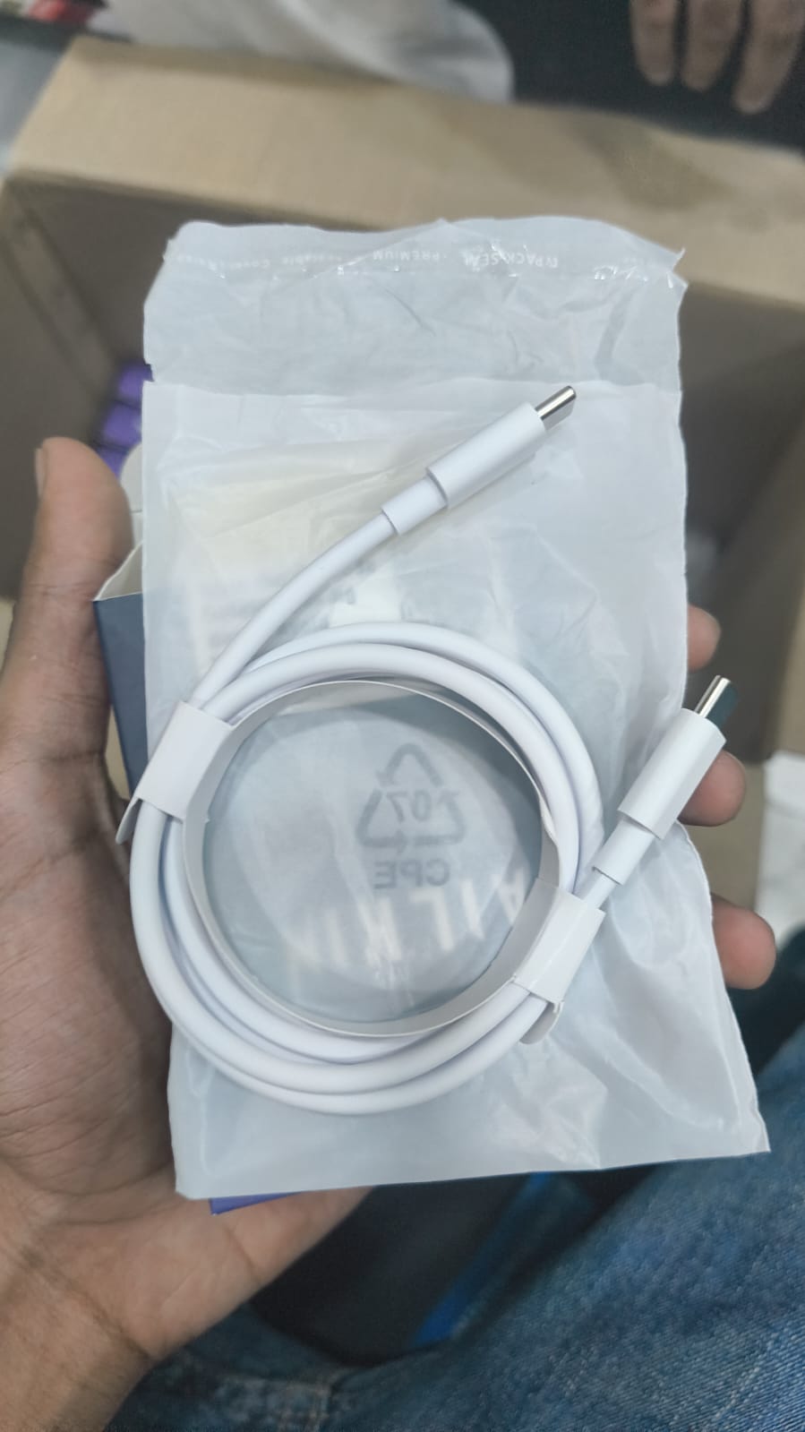 C to C Cable (White)
